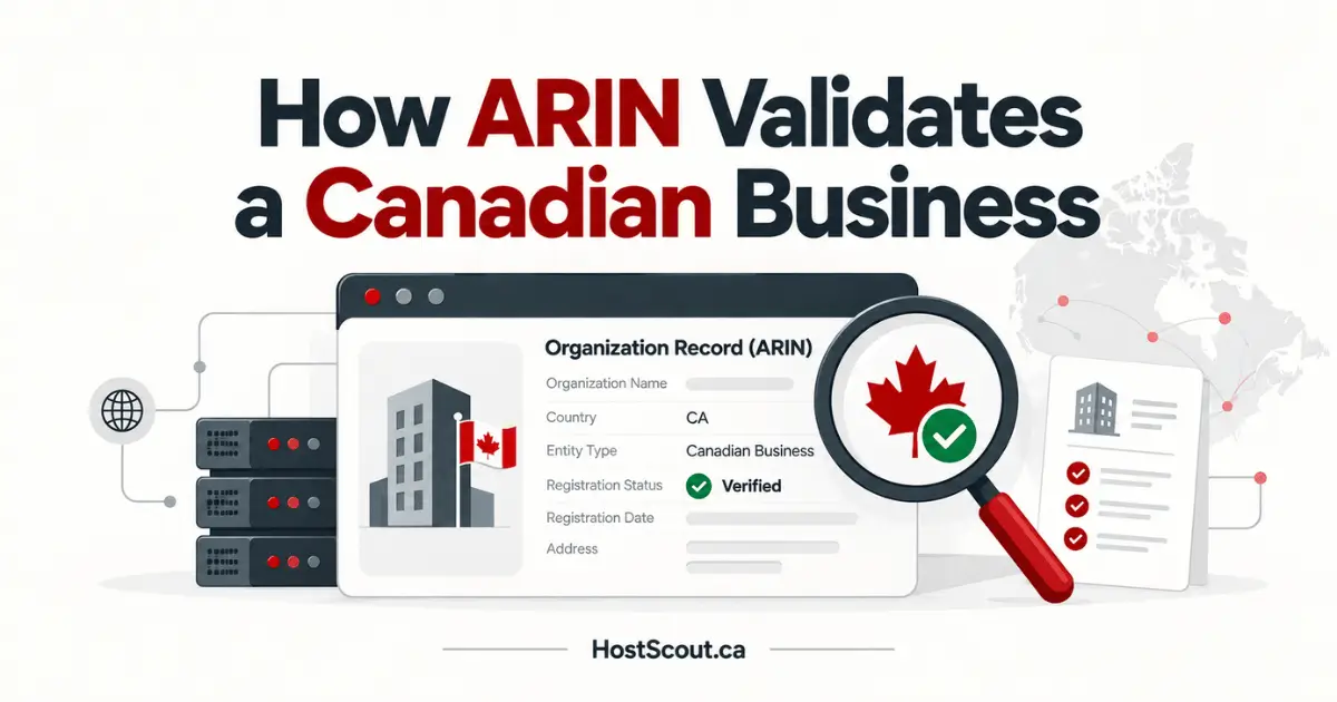 How to verify a Canadian autonomous system number using ARIN and BGP records