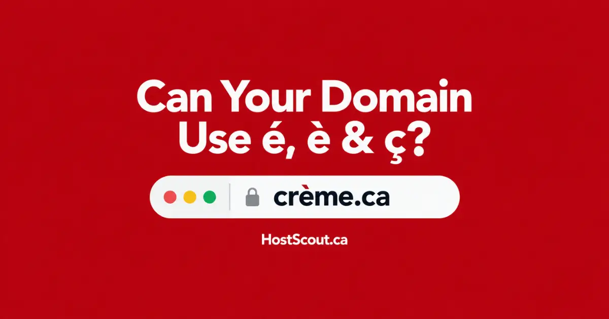 French accented characters in .CA domain names and Canadian Punycode conversion